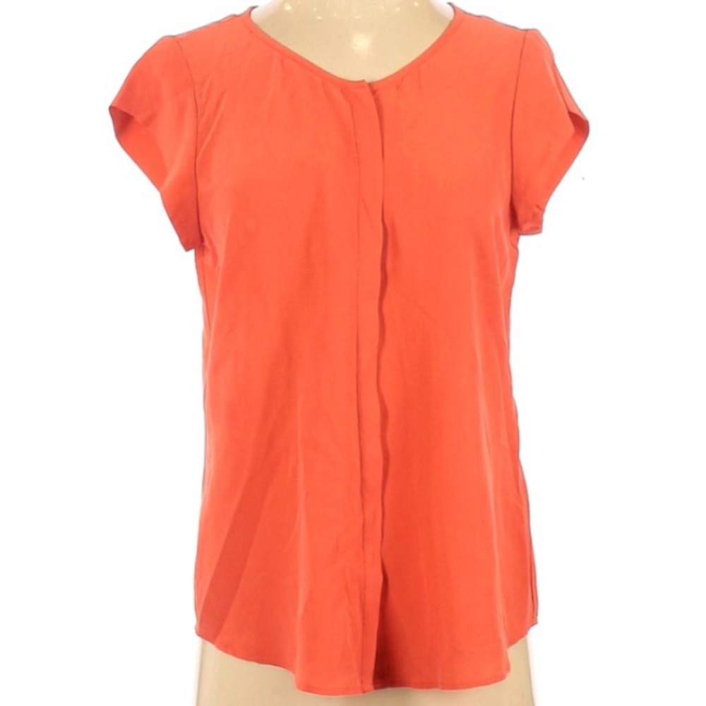 Joie Short Sleeve Silk Blouse Sz Sm MSRP $218